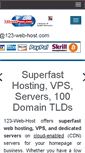Mobile Screenshot of 123-web-host.com